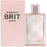 burberry brit sheer 100ml edt spray (w)
